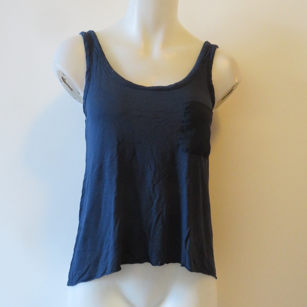 WOMENS RAG & BONE BLUE TANK TOP SZ XS*